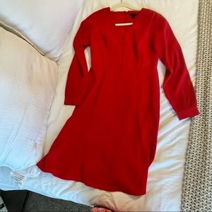 Ann Taylor Factory Red Dress